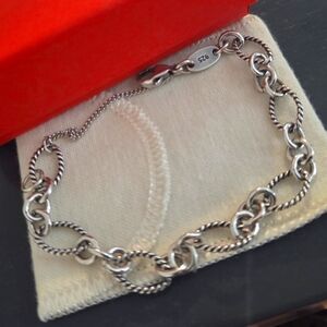 James Avery Twisted Silver Bracelet